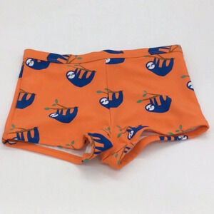 Hanna Andersson Sloth Swim Shorts Boys size 10T